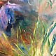  Abstract Flower Iris Oil painting. Pictures. sharaeva-elena. My Livemaster. Фото №5
