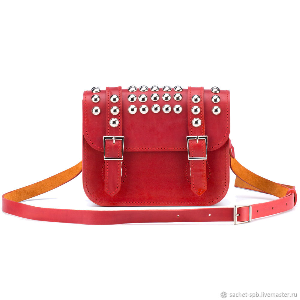 Womens leather bag 'Naomi' (red), Classic Bag, St. Petersburg,  Фото №1