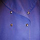 Denim coat blue double breasted. Coats. Tolkoyubki. My Livemaster. Фото №6