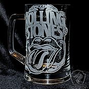 Посуда handmade. Livemaster - original item Rolling Stones.  Beer mug.. Handmade.