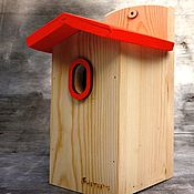 Дача и сад handmade. Livemaster - original item Birdhouse for birds wooden (array) 
