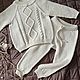 Заказать Детские вязаные штаны, джоггеры. MY FLOWER KNITTING. Ярмарка Мастеров. . Штаны детские Фото №3