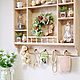 Shelves Provence: wooden shelf for the kitchen with filling. Kitchen. Viktorya. My Livemaster. Фото №5