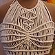 Костюм макраме Грация топ + юбка  Размер 42-48. Костюмы. ftv_163_handmade. Интернет-магазин Ярмарка Мастеров.  Фото №2