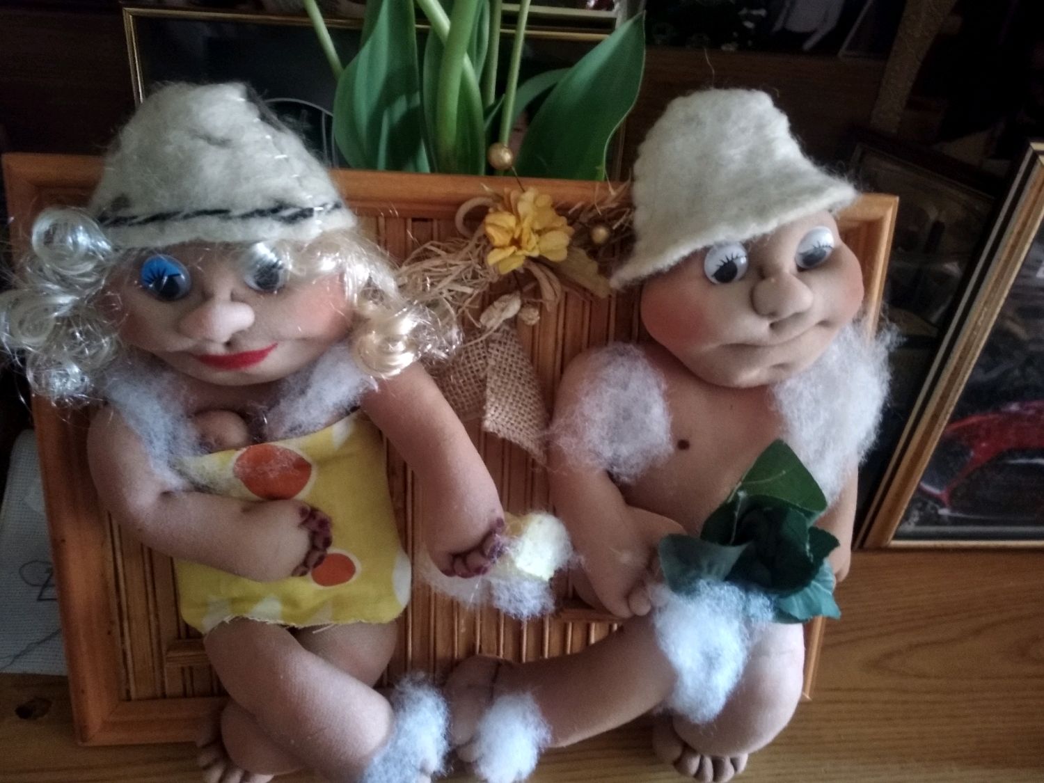 Куклы из капрона для бани