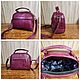 Сумка кросс боди из кожи. Классическая сумка. Елена leather bag. Ярмарка Мастеров.  Фото №7