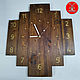  Часы деревянные. Часы классические. Faximile Wood Works. Ярмарка Мастеров.  Фото №5