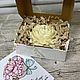Заказать Свеча пион 1шт цвет молочный. Rukami_deco (Татьяна) (tanyagordaya). Ярмарка Мастеров. . Свечи Фото №3