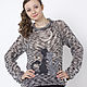 valano-knit sweater 'moon cat', Sweaters, Ishimbai,  Фото №1