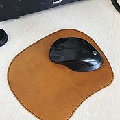 Сумки и аксессуары handmade. Livemaster - original item mouse pad made of genuine leather. Handmade.