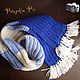 Scarf for football fan. Scarves. Knitted hats & snoods Pumpkin pie. Online shopping on My Livemaster.  Фото №2
