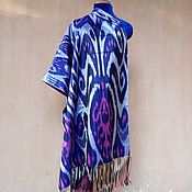 Аксессуары handmade. Livemaster - original item Ikat Silk Stole. Boho tippet. Boho scarf. Handmade.