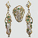 The set is 925 silver with Baroque pearls and emeralds, Jewelry Sets, Moscow,  Фото №1