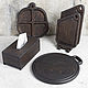 Order Round cutting Board made of oak 'Barrel'. Foksvudrus. Livemaster. . Cutting Boards Фото №3