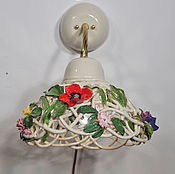 Для дома и интерьера handmade. Livemaster - original item Flowering meadow - wall lamp (sconce). Handmade.
