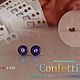  Коллекция «Confetti» серёг-пусеты, S925, бриллианты. Серьги-пусеты. Дизайн-студия «Среды» Хаврониной М.. Интернет-магазин Ярмарка Мастеров.  Фото №2