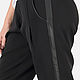 Black cotton skinny pants, black elegant leggings-PA0401PM. Pants. EUG fashion. Online shopping on My Livemaster.  Фото №2