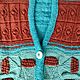Жилет "Рябина" ручной работы. Жилеты. Nadezhda/ вязаные изделия ручной работы. Ярмарка Мастеров.  Фото №6