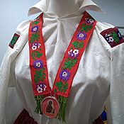 Blouse with Olonets ornament