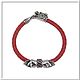Order Women's leather bracelet No. 1 accessories steel 316L. atelier666. Livemaster. . Regaliz bracelet Фото №3