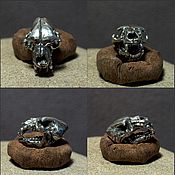 Украшения handmade. Livemaster - original item Bear Skull charm. Handmade.