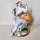 Statuette of a Girl with a dove Capodimonte G. Cappe. Vintage statuettes. Lesica. Online shopping on My Livemaster.  Фото №2