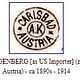 Винтаж: Для примера 1910год Австрия Carlsbad Клеймо Прорезной фарфор. Тарелки декоративные винтажные. Элит Винтаж (EliteVintage). Ярмарка Мастеров.  Фото №5