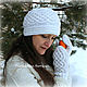 Set ' Ice granddaughter'. hat and mittens. Headwear Sets. Shop Natalia Glebovskaya. Online shopping on My Livemaster.  Фото №2