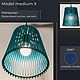Люстра Мирах medium model X. Потолочные и подвесные светильники. Непросто I Мебель в стиле Loft. Интернет-магазин Ярмарка Мастеров.  Фото №2
