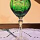 'Anna Hutte'.  Set of colored crystal wine glasses. Vintage glasses. Imperia. My Livemaster. Фото №4