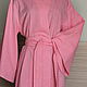  Хлопковый женский халат-кимоно для дома,отдыха,пляжа Фламинго. Халаты. Oxygen (Zinochka-buch). Ярмарка Мастеров.  Фото №6