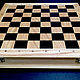 Chess Classic, 43x43 cm, oak, handmade. Chess. Unique items made of wood, handmade. Online shopping on My Livemaster.  Фото №2