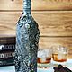 Men's bottle black silver bolts screws nuts, Bottle design, Barnaul,  Фото №1