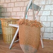 Сумки и аксессуары handmade. Livemaster - original item Shopper bag, crocheted bag. Handmade.