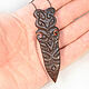 Pendant-Amulet made of wood ' Maori Spear'. Pendant. OakForest Wooden Jewelry. My Livemaster. Фото №6