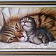 Picture of a cat and a kitten My baby 25*35 cm. Pictures. Ermolaeva Olesya. Online shopping on My Livemaster.  Фото №2