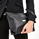 Black Leather Crossbody Bag with Shoulder Strap with Pockets. Crossbody bag. BagsByKaterinaKlestova (kklestova). My Livemaster. Фото №5