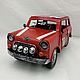 Ретро-модель автомобиля MINI COOPER (2 цвета) для декора (№8552). Скульптуры. Время подарков. Интернет-магазин Ярмарка Мастеров.  Фото №2