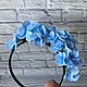 Rim with blue hydrangea ' Wonderland». Bridal Tiara. Flowesforever. Online shopping on My Livemaster.  Фото №2