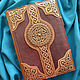 Leather notebook "CELTIC MAGIC". Notebooks. Furmani. Online shopping on My Livemaster.  Фото №2