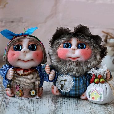Куклы и игрушки ручной работы. Ярмарка Мастеров - ручная работа Кукла Домовой домовушка оберег для семьи и дома Домовёнок Кузя новосел. Handmade.