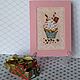 Cross stitch greeting card Sweet temptation. Cards. FavoriteStitch. Online shopping on My Livemaster.  Фото №2