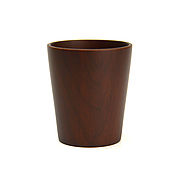 Посуда handmade. Livemaster - original item Dark wooden glass D8 H13. Mug tree. Art.26033. Handmade.
