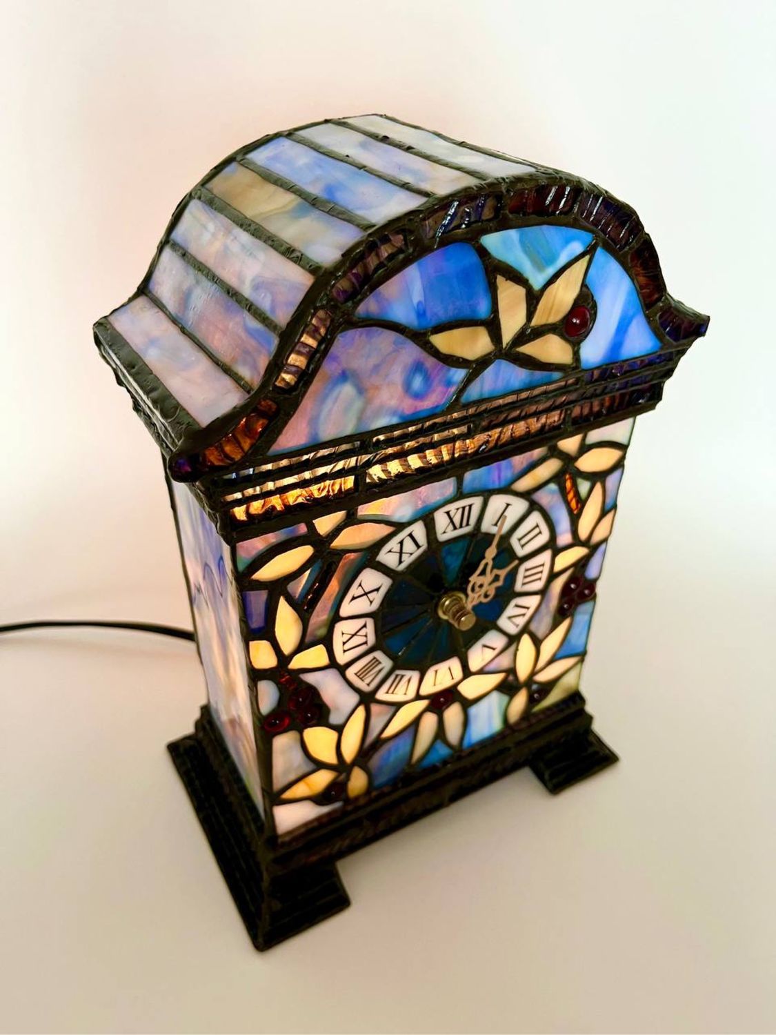 Винтаж: Часы-лампа/ночник в стиле Тиффани, винтаж Германия купить в ...