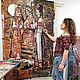  Картина маслом Красные девы. Русский стиль. Картины. Maria Barkovskaya. Интернет-магазин Ярмарка Мастеров.  Фото №2