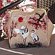 Bag with clasp: ' Japanese story', Clasp Bag, Tver,  Фото №1