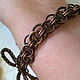 Copper chain maille bracelet "Little fish". Bead bracelet. IVA rainbow art. My Livemaster. Фото №4