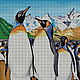 Order Set of embroidery with beads ' PENGUINS'. Beaded embroidery from Laura. Livemaster. . Embroidery kits Фото №3