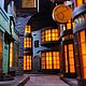 BookNooK - Вставка на книжную полку "Косой переулок-1", Ночники, Таганрог,  Фото №1