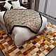  ковёр ручной работы из шкур коровы. Ковры для дома. luxury-patchwork. Интернет-магазин Ярмарка Мастеров.  Фото №2